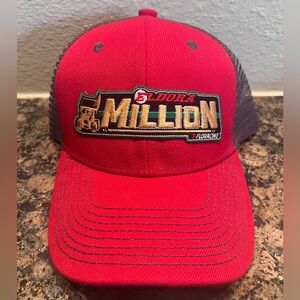 FloRacing Eldora Million Red and Black Racing Event Hat